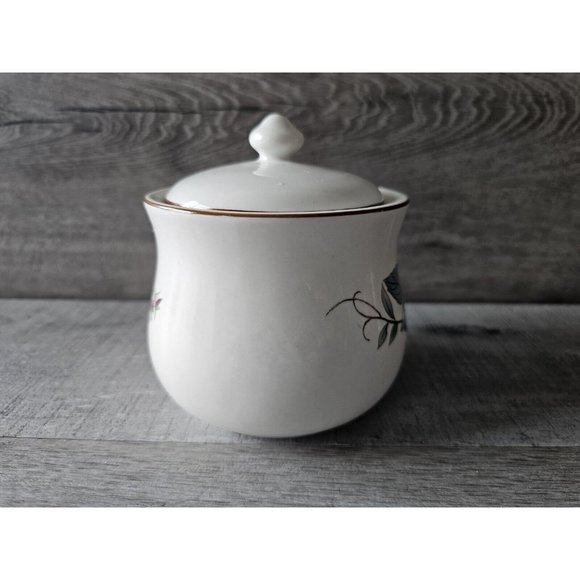 Vintage Woodhill by Citation Covered Sugar Bowl Floral Flowers - Picture 11 of 11